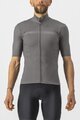 CASTELLI Kolesarski dres s kratkimi rokavi - PRO THERMAL MID - siva