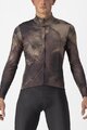 CASTELLI Kolesarski dres z dolgimi rokavi zimski - VENTAGLIO - rjava