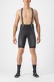 CASTELLI Kolesarske kratke hlače z naramnicami - INSIDER 2 - črna
