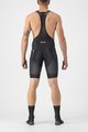 CASTELLI Kolesarske kratke hlače z naramnicami - INSIDER 2 - črna