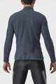 CASTELLI Kolesarska  majica z dolgimi rokavi - COLD DAYS 2ND LAYER - siva/modra