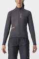 CASTELLI Kolesarski dres z dolgimi rokavi zimski - UNLIMITED TRAIL W - siva