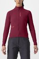 CASTELLI Kolesarski dres z dolgimi rokavi zimski - UNLIMITED TRAIL W - bordo