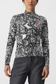 CASTELLI Kolesarski dres z dolgimi rokavi poletni - UNLIMITED W THERMAL - črna/bela