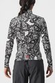 CASTELLI Kolesarski dres z dolgimi rokavi poletni - UNLIMITED W THERMAL - črna/bela