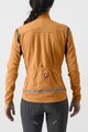 CASTELLI Kolesarska  podaljšana jakna - PERFETTO ROS 2 W - oranžna