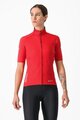 CASTELLI Kolesarski dres s kratkimi rokavi - PERFETTO ROS 2 WIND W - rdeča