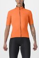 CASTELLI Kolesarski dres s kratkimi rokavi - PERFETTO RoS 2 W WIND - oranžna