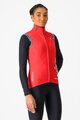 CASTELLI Kolesarski brezrokavnik - PERFETTO ROS 2 W - rdeča