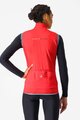 CASTELLI Kolesarski brezrokavnik - PERFETTO ROS 2 W - rdeča