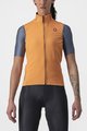 CASTELLI Kolesarski brezrokavnik - PERFETTO ROS 2 W - oranžna