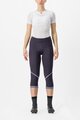 CASTELLI Kolesarske 3/4 hlače brez naramnic - VELOCISSIMA THERMAL - vijolična
