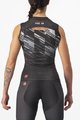 CASTELLI Kolesarski dres brez rokavov - INSIDER W - črna