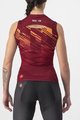 CASTELLI Kolesarski dres brez rokavov - INSIDER W - bordo