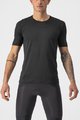 CASTELLI Kolesarska  majica s kratkimi rokavi - BANDITO WOOL SS - črna