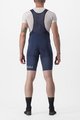 CASTELLI Kolesarske kratke hlače z naramnicami - PREMIO BLACK LTD EDITION - modra