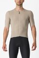 CASTELLI Kolesarski dres s kratkimi rokavi - PREMIO BLACK - bež