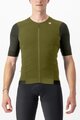 CASTELLI Kolesarski dres s kratkimi rokavi - PREMIO BLACK - zelena