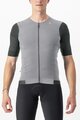 CASTELLI Kolesarski dres s kratkimi rokavi - PREMIO BLACK - siva