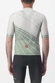 CASTELLI Kolesarski dres s kratkimi rokavi - SPEED STRADA - bela