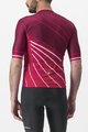CASTELLI Kolesarski dres s kratkimi rokavi - SPEED STRADA - bordo
