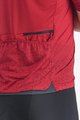 CASTELLI Kolesarski dres s kratkimi rokavi - UNLIMITED TERRA - rdeča