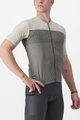 CASTELLI Kolesarski dres s kratkimi rokavi - UNLIMITED ENTRATA - siva/slonovina