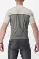 CASTELLI Kolesarski dres s kratkimi rokavi - UNLIMITED ENTRATA - siva/slonovina