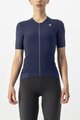 CASTELLI Kolesarski dres s kratkimi rokavi - PREMIO W - modra