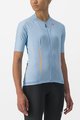 CASTELLI Kolesarski dres s kratkimi rokavi - ENDURANCE W - svetlo modra