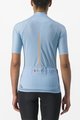 CASTELLI Kolesarski dres s kratkimi rokavi - ENDURANCE W - svetlo modra