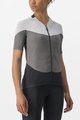 CASTELLI Kolesarski dres s kratkimi rokavi - GRADIENT COLOR BLOCK - siva