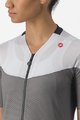 CASTELLI Kolesarski dres s kratkimi rokavi - GRADIENT COLOR BLOCK - siva