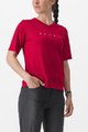 CASTELLI Kolesarski dres s kratkimi rokavi - TRAIL TECH 2 W - rdeča