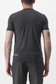 CASTELLI Kolesarska  majica s kratkimi rokavi - MERINO - črna