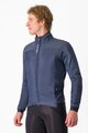 CASTELLI Kolesarska  podaljšana jakna - FLY TERMAL - modra