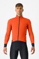CASTELLI Kolesarska  podaljšana jakna - ALPHA FLIGHT ROS - oranžna