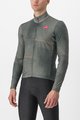 CASTELLI Kolesarski dres z dolgimi rokavi zimski - RAFFICA - zelena