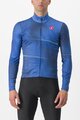 CASTELLI Kolesarski dres z dolgimi rokavi zimski - RAFFICA - modra