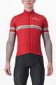 CASTELLI Kolesarski dres z dolgimi rokavi zimski - RETTA - rdeča