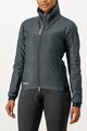 CASTELLI Kolesarska  podaljšana jakna - FLY THERMAL W - siva