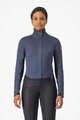 CASTELLI Kolesarska  podaljšana jakna - ALPHA DOPPIO ROS W - modra