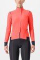 CASTELLI Kolesarska  podaljšana jakna - ALPHA FLIGHT ROS W - oranžna