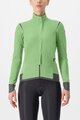 CASTELLI Kolesarska  podaljšana jakna - ALPHA FLIGHT ROS W - svetlo zelena
