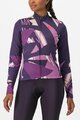 CASTELLI Kolesarski dres z dolgimi rokavi zimski - TROPICALE - vijolična