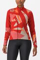 CASTELLI Kolesarski dres z dolgimi rokavi zimski - TROPICALE - rdeča