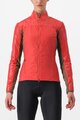 CASTELLI Kolesarska  podaljšana jakna - UNLIMITED W PUFFY 2 - rdeča