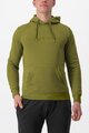 CASTELLI pulover - LOGO HOODIE - zelena