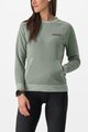 CASTELLI pulover - LOGO W SWEATSHIRT - svetlo zelena