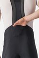 CASTELLI Kolesarske kratke hlače z naramnicami - ESPRESSO - črna